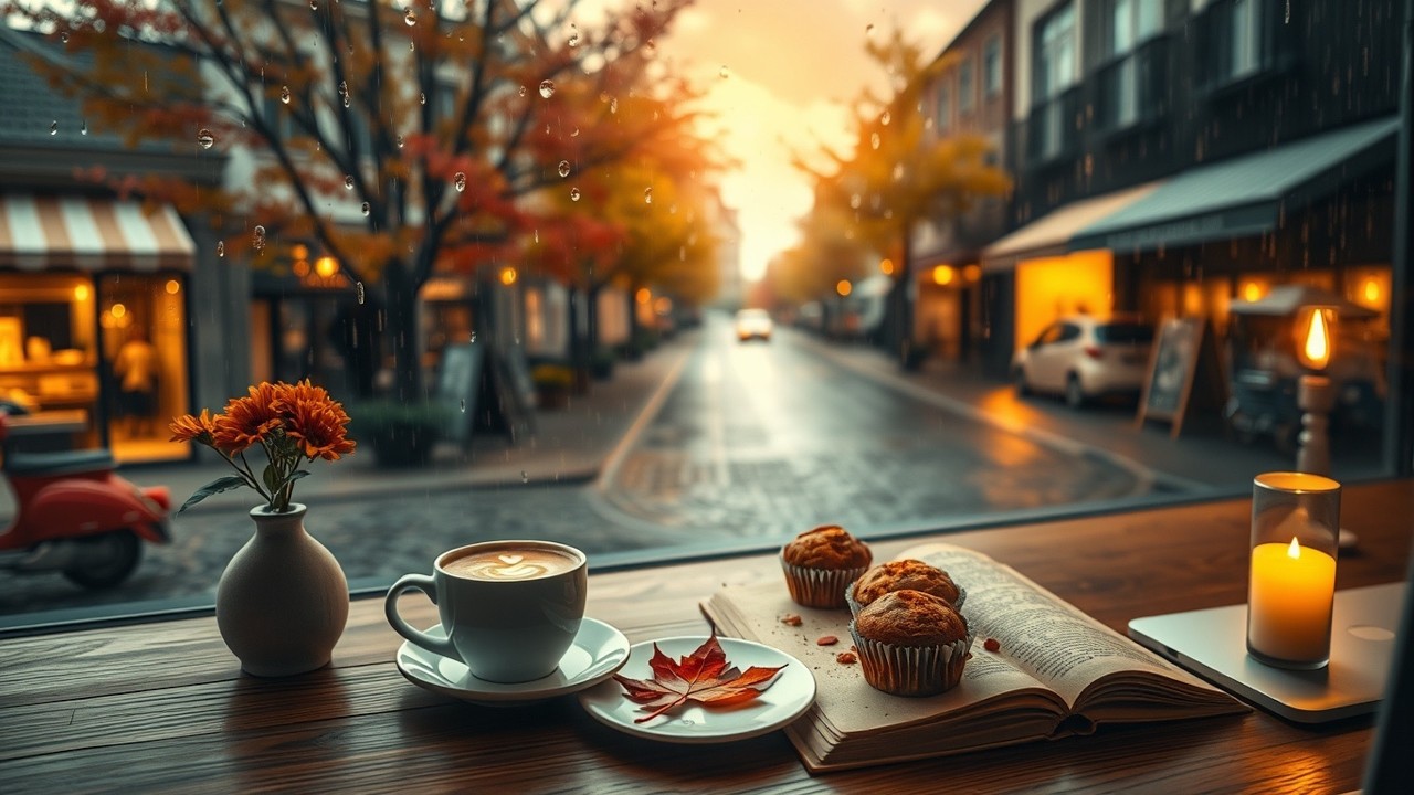🎶 Rainy Coffee Shop Jazz 🌧️ Cozy Jazz for Focus, Work & Studying