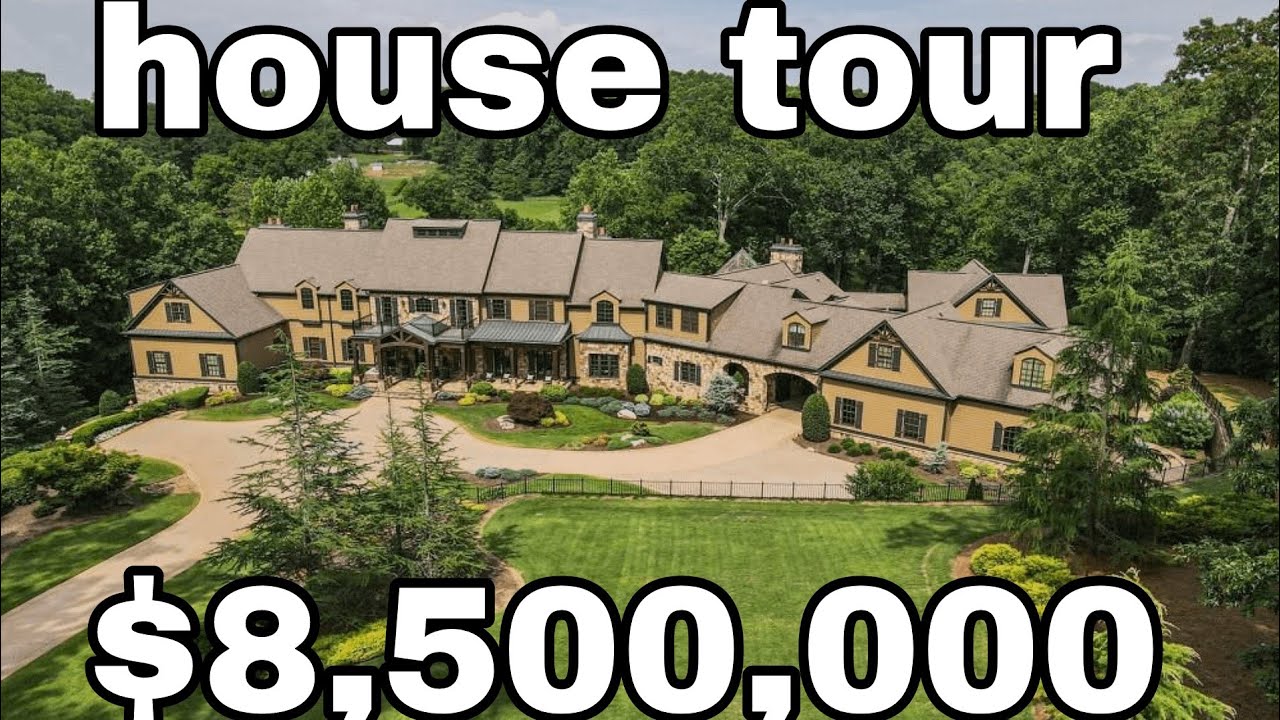 21,000 square foot lakefront home in Georgia