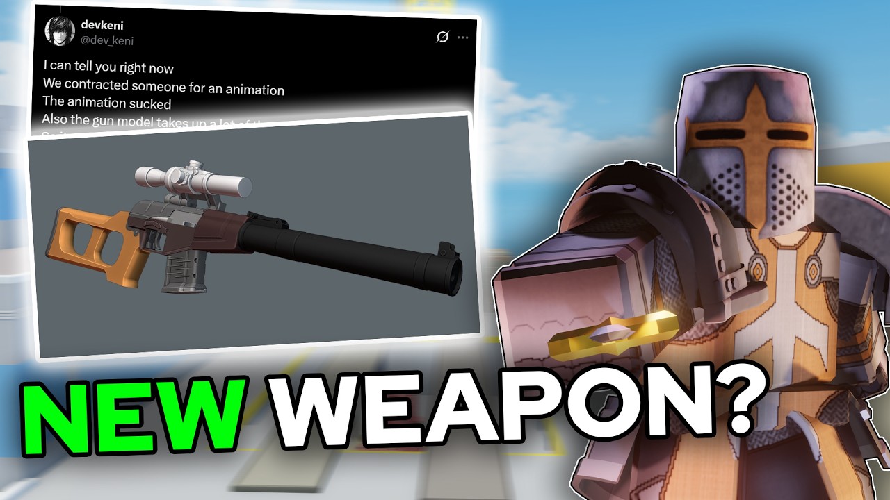 Новое оружие &laquo;ВСС Винторез&raquo;, возможно, скоро появится..! (Roblox Arsenal)