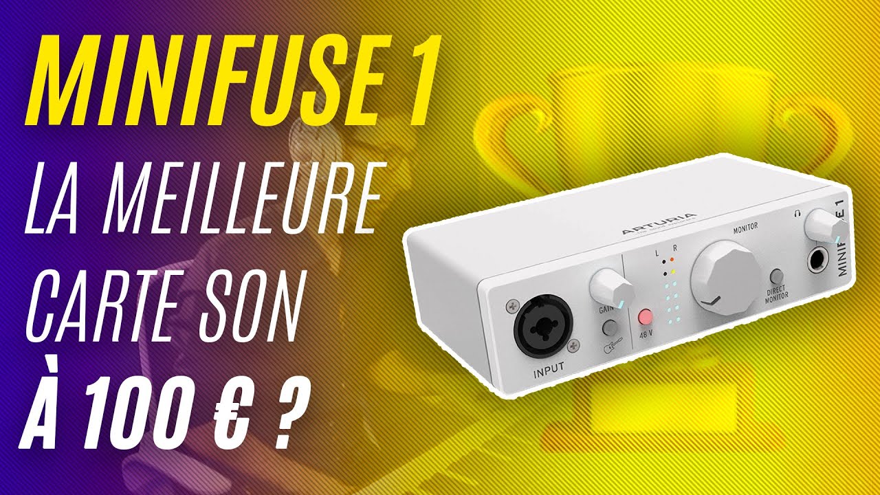 Arturia Minifuse 1 - Review de la petite carte son française. #arturia