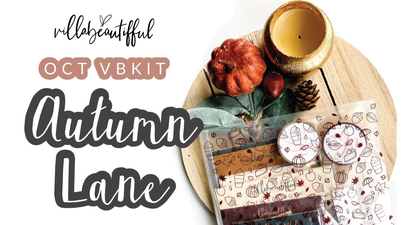 Autumn Lane Oct 2019 VBKit Reveal // villabeauTIFFul