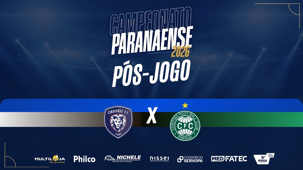 PÓS-JOGO CIANORTE X CORITIBA l CAMPEONATO PARANAENSE 2026 l Ric RECORD Paraná