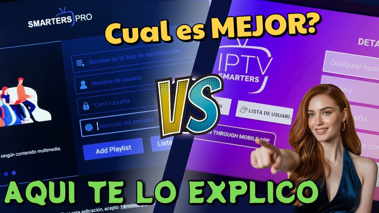 Smarters Pro vs IPTV Smarters Pro 🔥 &iquest;Cu&aacute;l es mejor en 2025? &iexcl;La VERDAD que NADIE te cuenta!