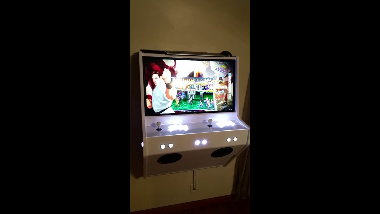 DIY Wall mounted multi-arcade game