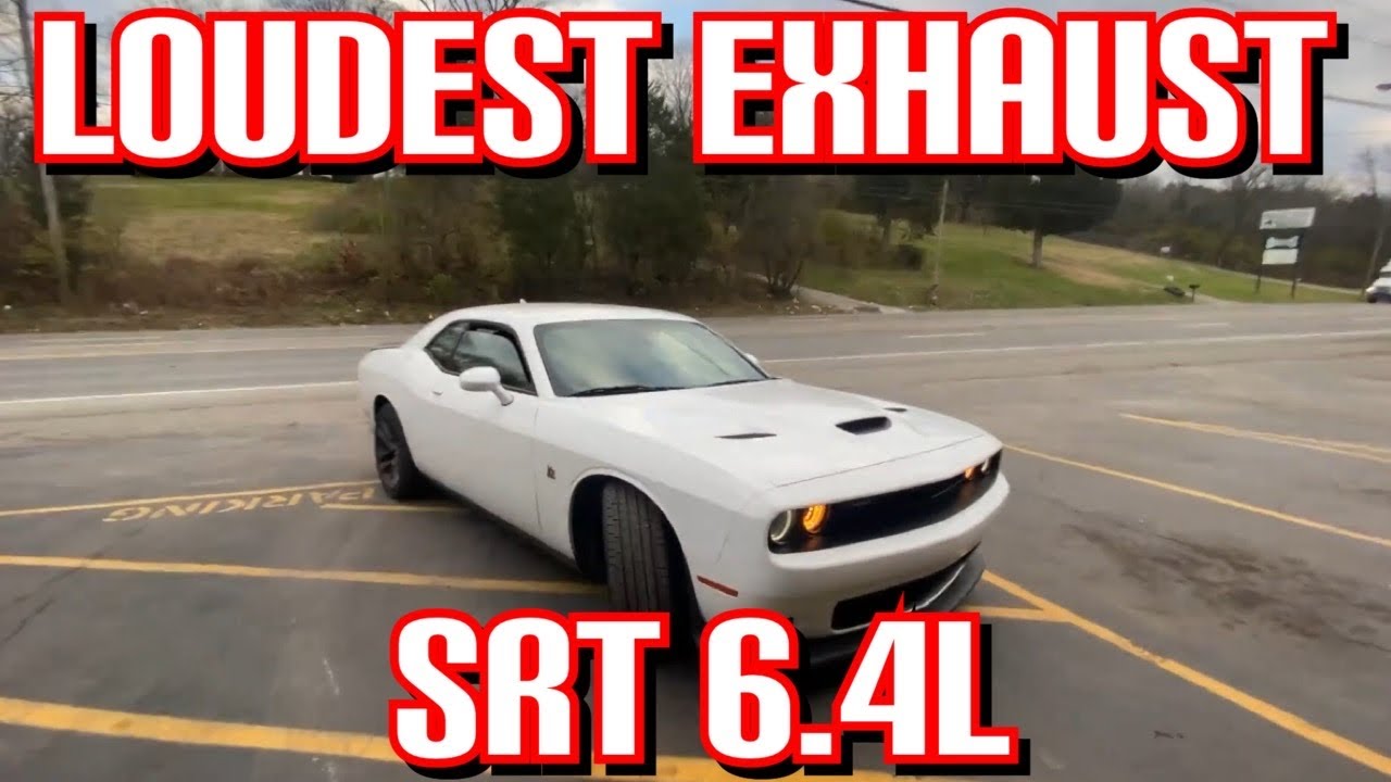 Top 5 LOUDEST EXHAUST Set Ups for Dodge Challenger 6.4L HEMI SRT!