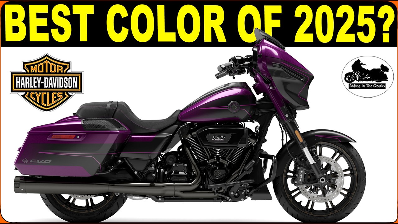 FIRST LOOK 2025 HARLEY DAVIDSON CVO STREET GLIDE in Poison Berry!