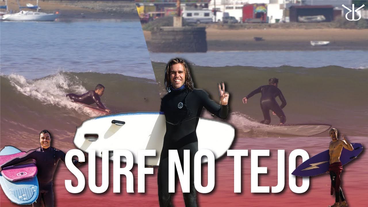 SURF E BODYBOARD NO RIO TEJO - ENTRA NA ONDA COM A FRUTORRA, EP.1 - SURFING GASOLINE