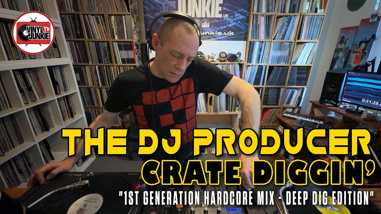 The DJ Producer &ndash; 1st Generation Hardcore Mix (Deep Dig Edition) | Crate Diggin&rsquo; Vinyl Session