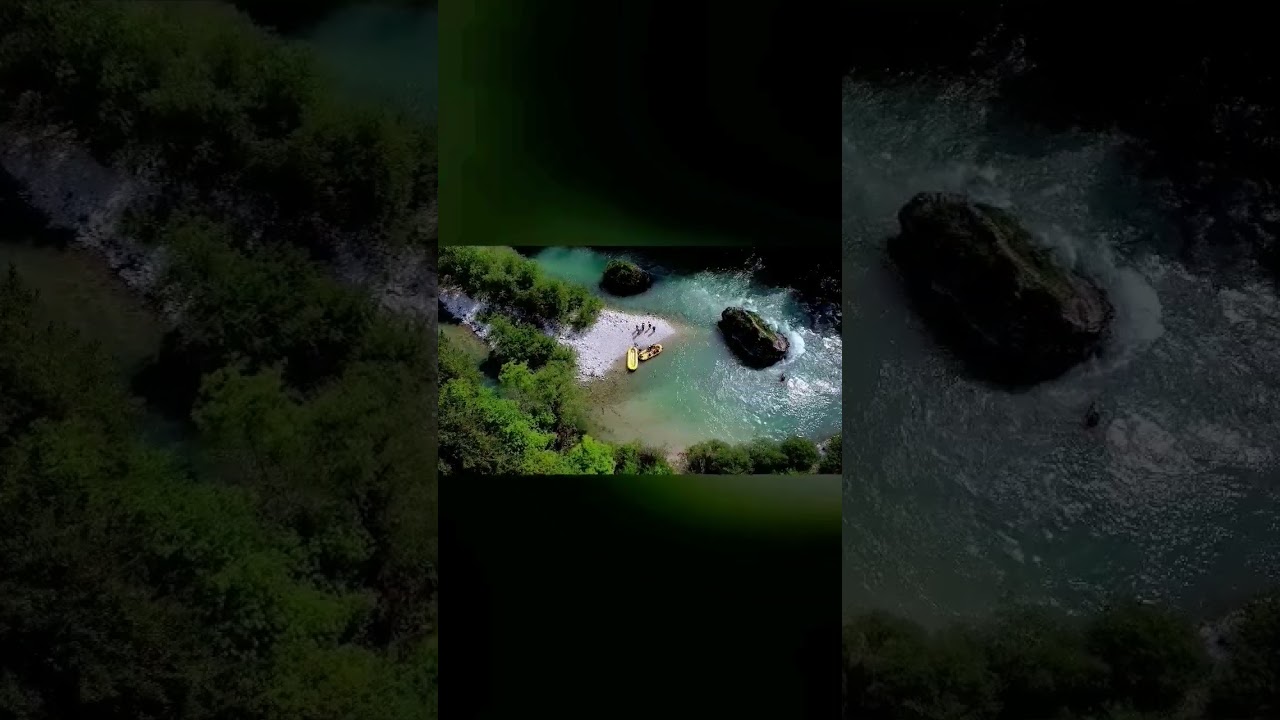 Flying moments. Rafting fun #slovenia