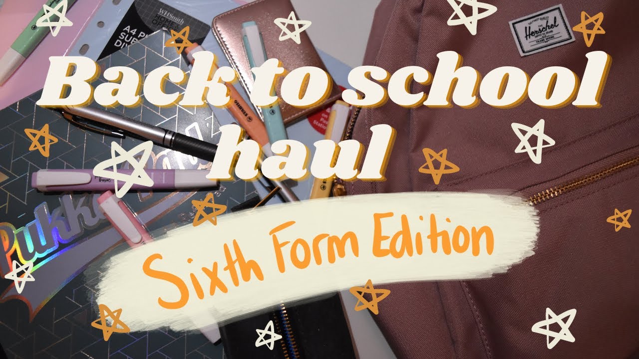 BACK TO SCHOOL HAUL 2020 | SIXTH FORM EDITION