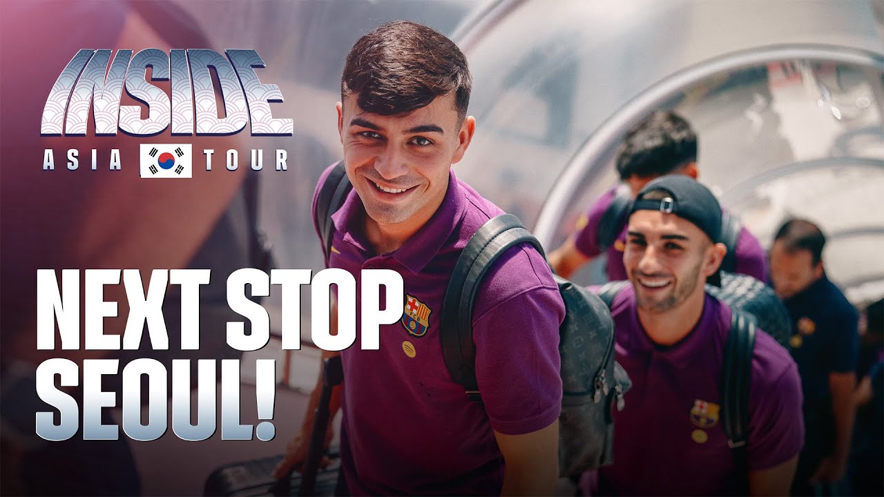 INCREDIBLE WELCOME IN SEOUL & FIRST TRAINING IN EXTREME HEAT | INSIDE TOUR (Day 4) | FC Barcelona 🔵🔴