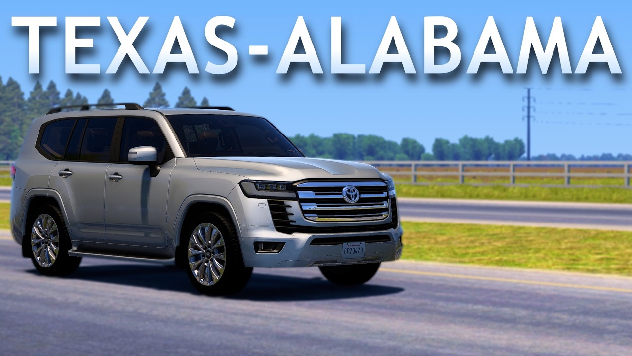 ATS Long Road Trip - Texas to Alabama | American Truck Simulator - Realistic Drive
