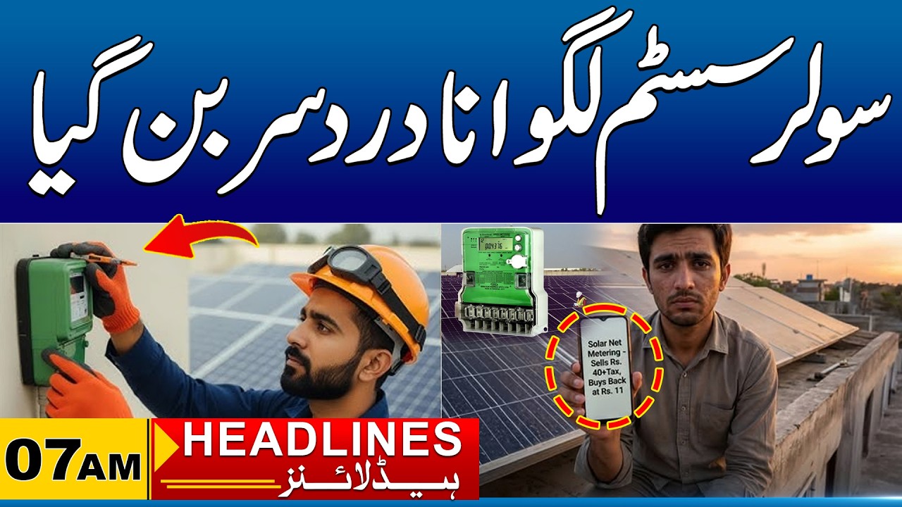 Solar Consumers In Trouble | 07am News Headlines I 11 Feb 2026 I City 41