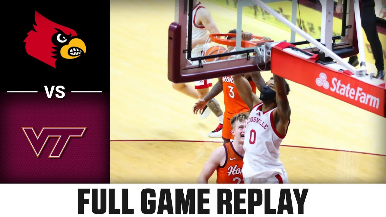 Louisville vs. Virginia Tech Full Game Replay | 2024-25 ACC Men’s Basketball