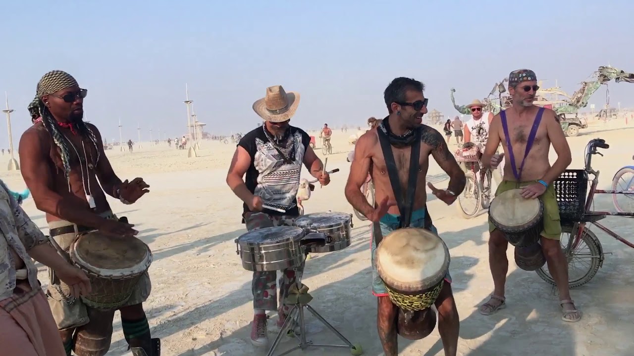Ambient Drummers Jam - Burning Man 2017