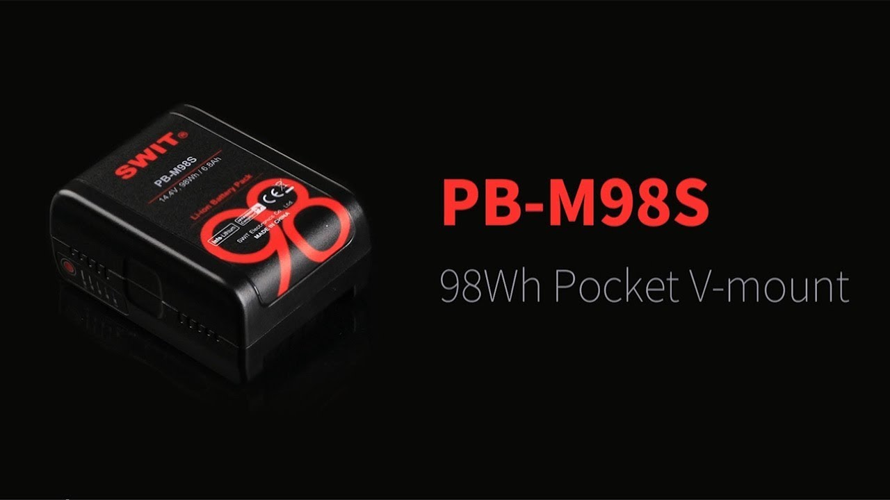 A Look at Swit's PB-M98S Pocket V-mount battery and CM-55C Monitor (Hebrew)