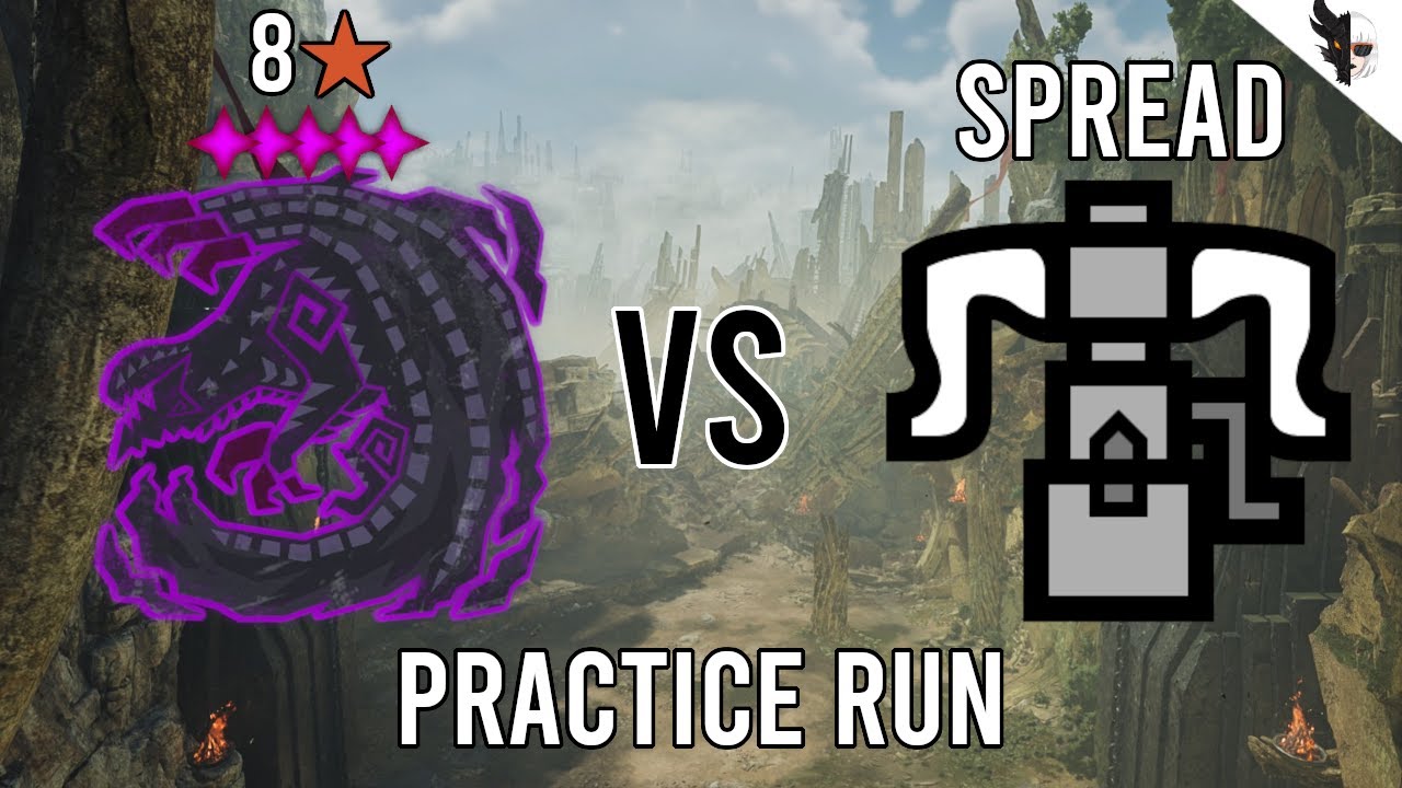 【MHWilds】8★ 5✦ Tempered Gore Magala vs HBG Spread - Practice run 10'49''02