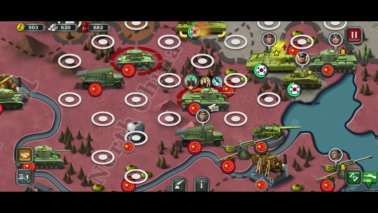 World Conqueror 3 Conquest Challenge  1950 ROK 월드정복자3 정복도전 1950 대한민국