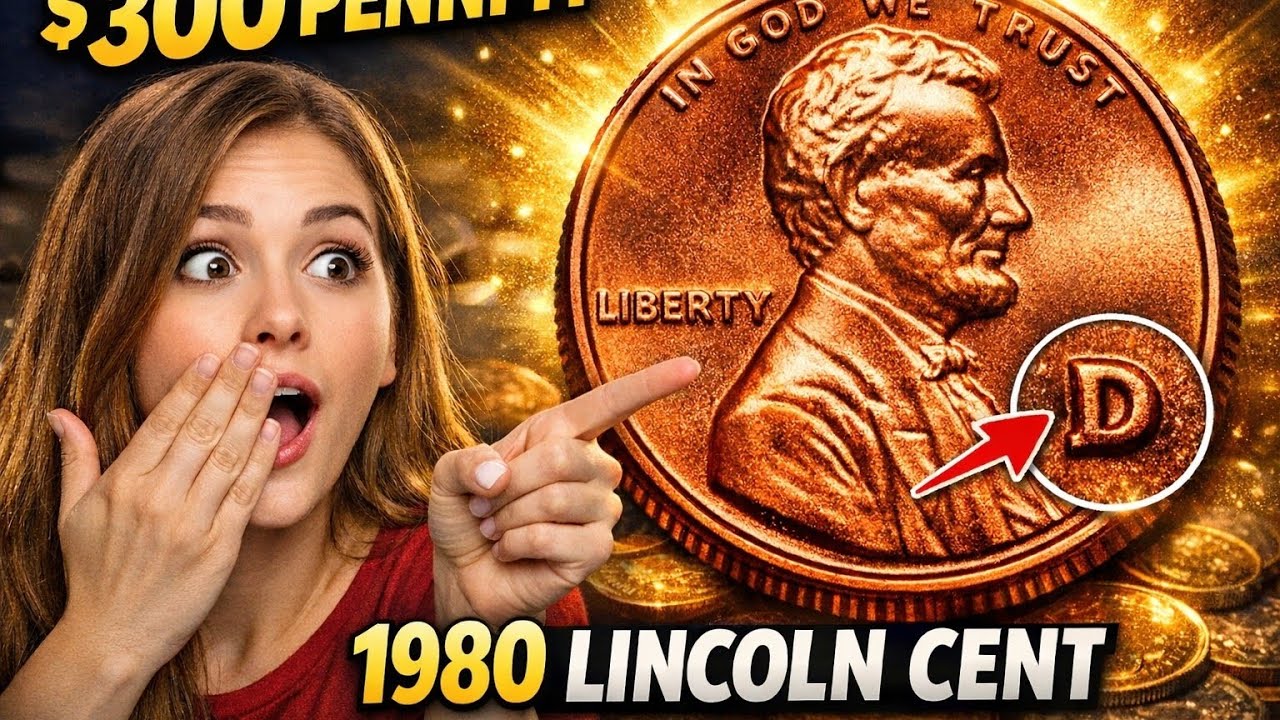 1980 Lincoln Cent Worth $300?! 💰 Rare Penny You Should Check Right Now!