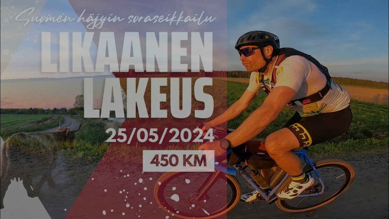 Likaanen lakeus 450km.   suomen häijyin soraseikkailu