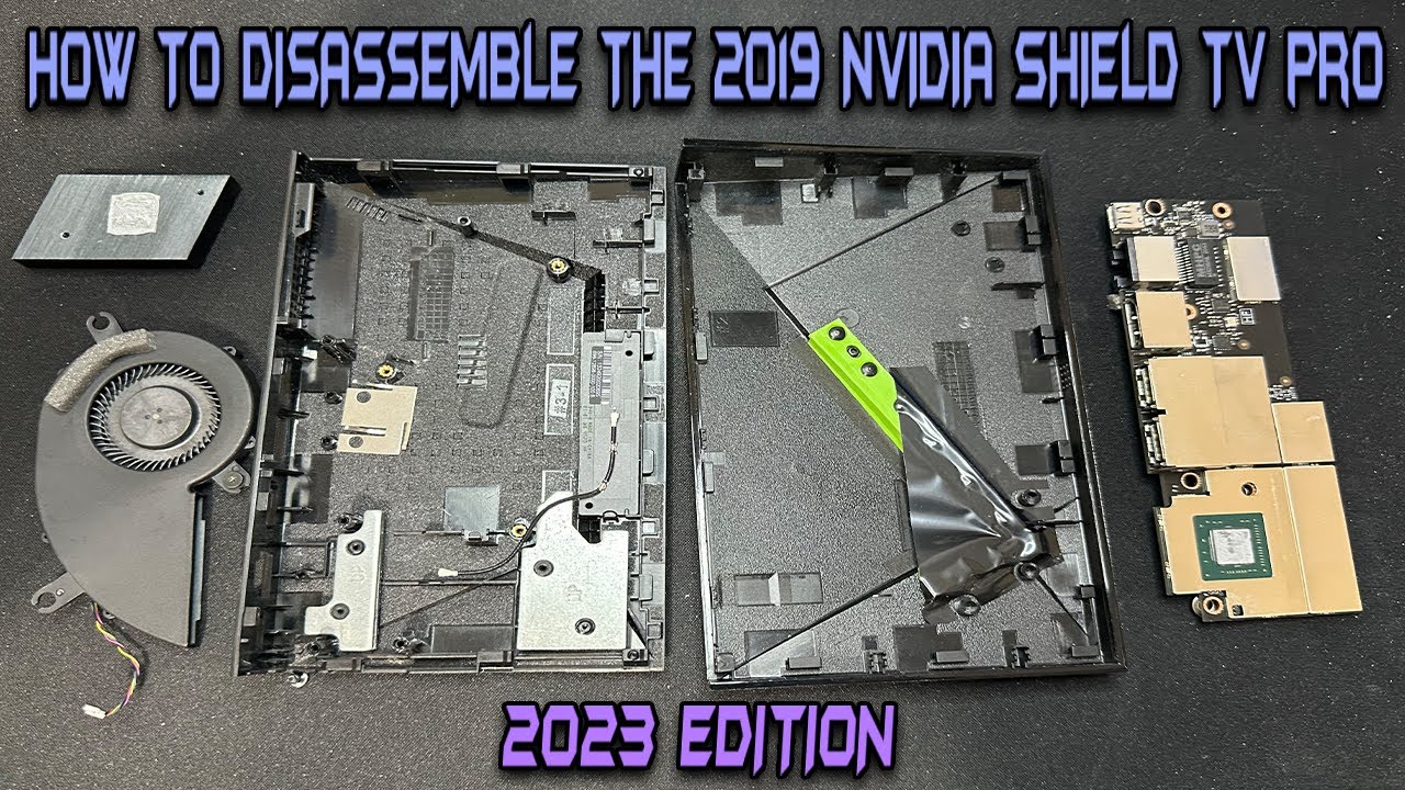 UPDATED: How TO DISASSEMBLE THE 2019 NVIDIA SHIELD TV Pro | 2023