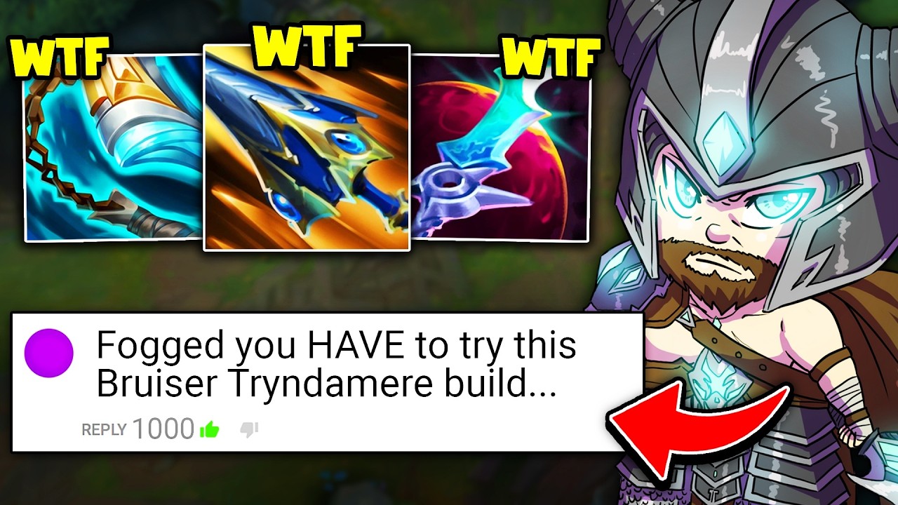 A YouTube comment told me to try this Tryndamere build... the results shocked me