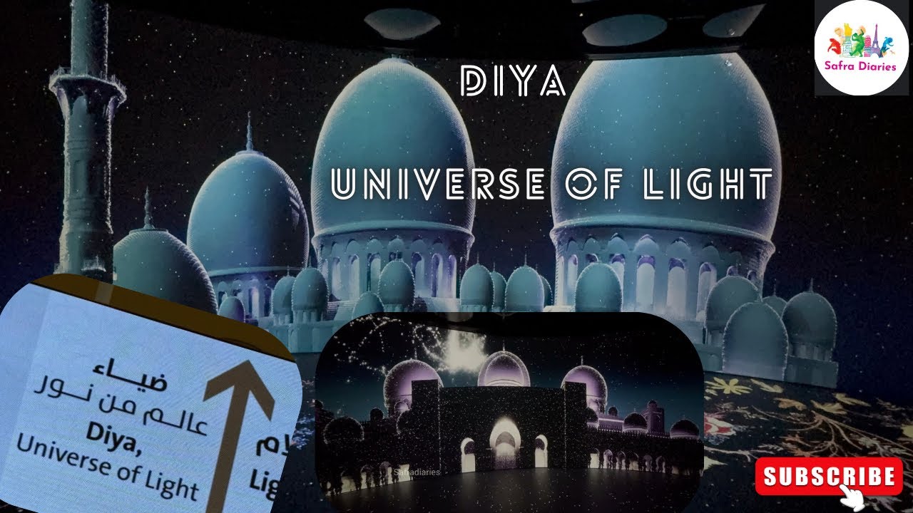 Light show | Sheikh Zayed Grand Mosque | Diya Immersive Experience | Must Visit place | UAE