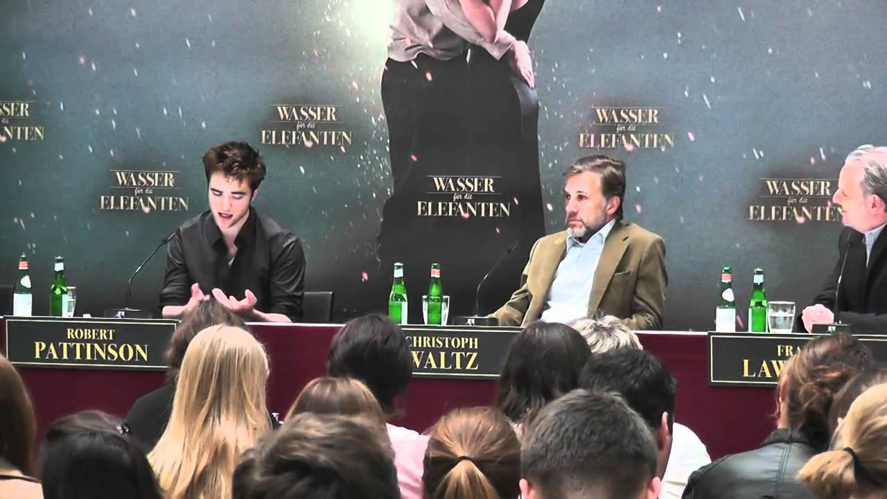 Robert Pattinson & Christoph Waltz - Water For Elephants Berlin Press Conference
