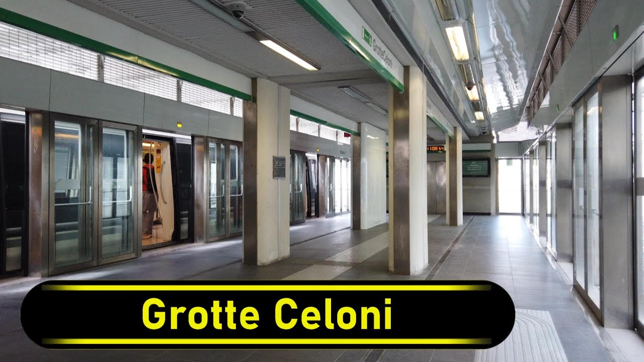 Metro Station Grotte Celoni - Rome 🇮🇹 - Walkthrough 🚶