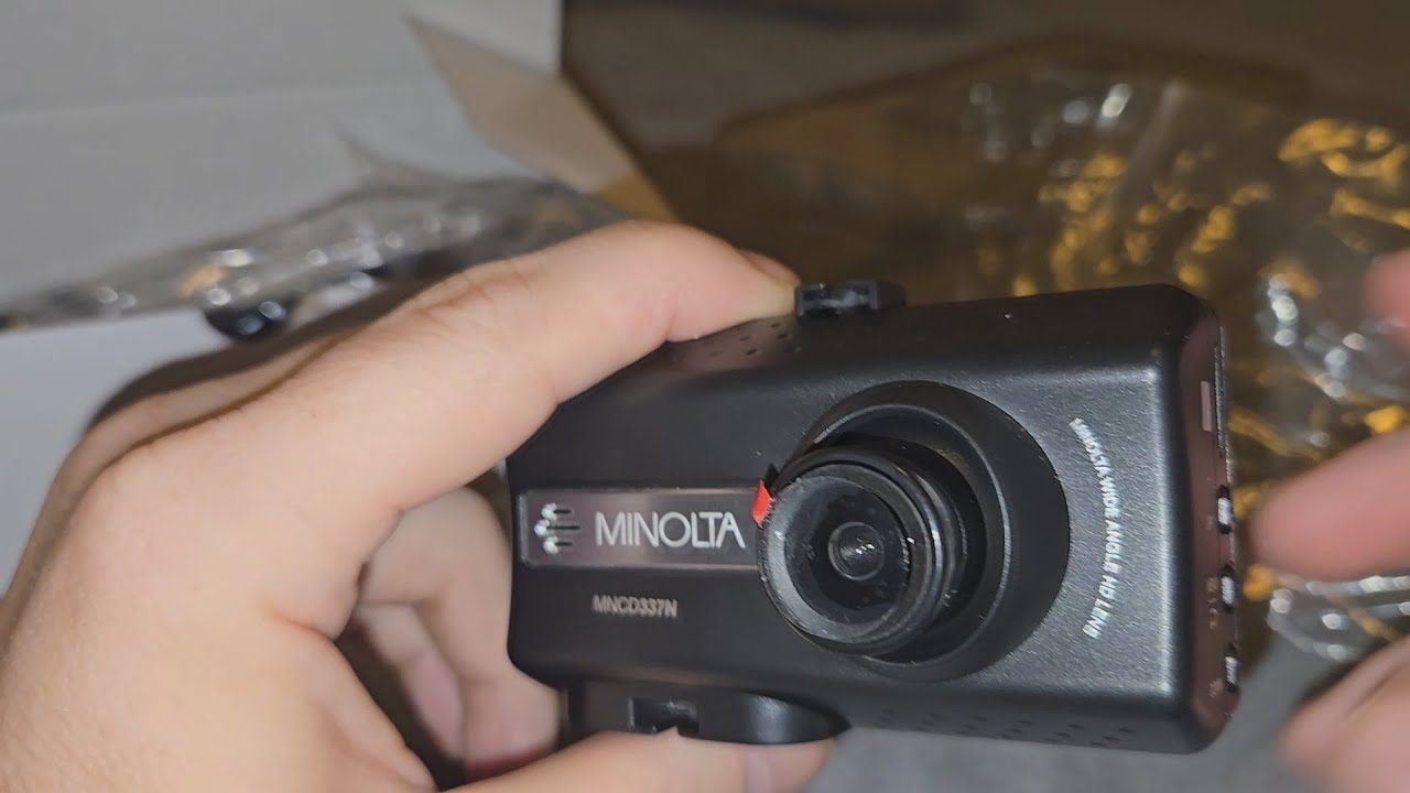 Minolta MNCD337N 2 Channel 1080 dash cam review!!