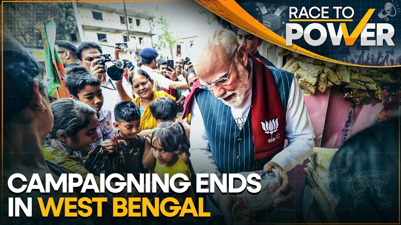 PM Modi and Mamata Banerjee Hold Final Campaign Events Ahead of Second Phase of Voting | WION