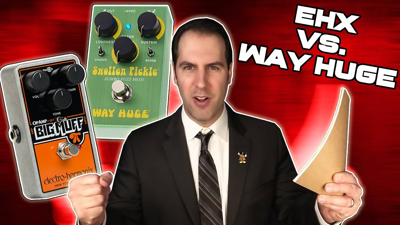 MUFF FUZZ FIGHT | EHX OpAmp Big Muff VS Way Huge Smalls Swollen Pickle | Stompbox Smack Down