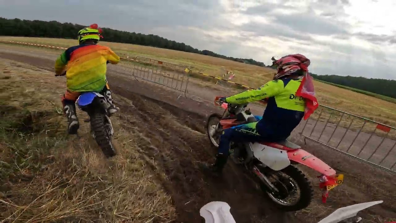 Boerenrock Festival enduro final part. A lot of dust