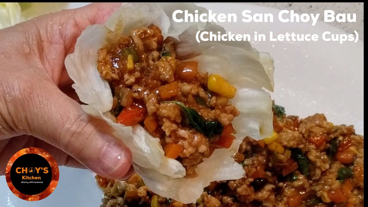 Chicken San Choy Bau (Chicken in Lettuce Cups)