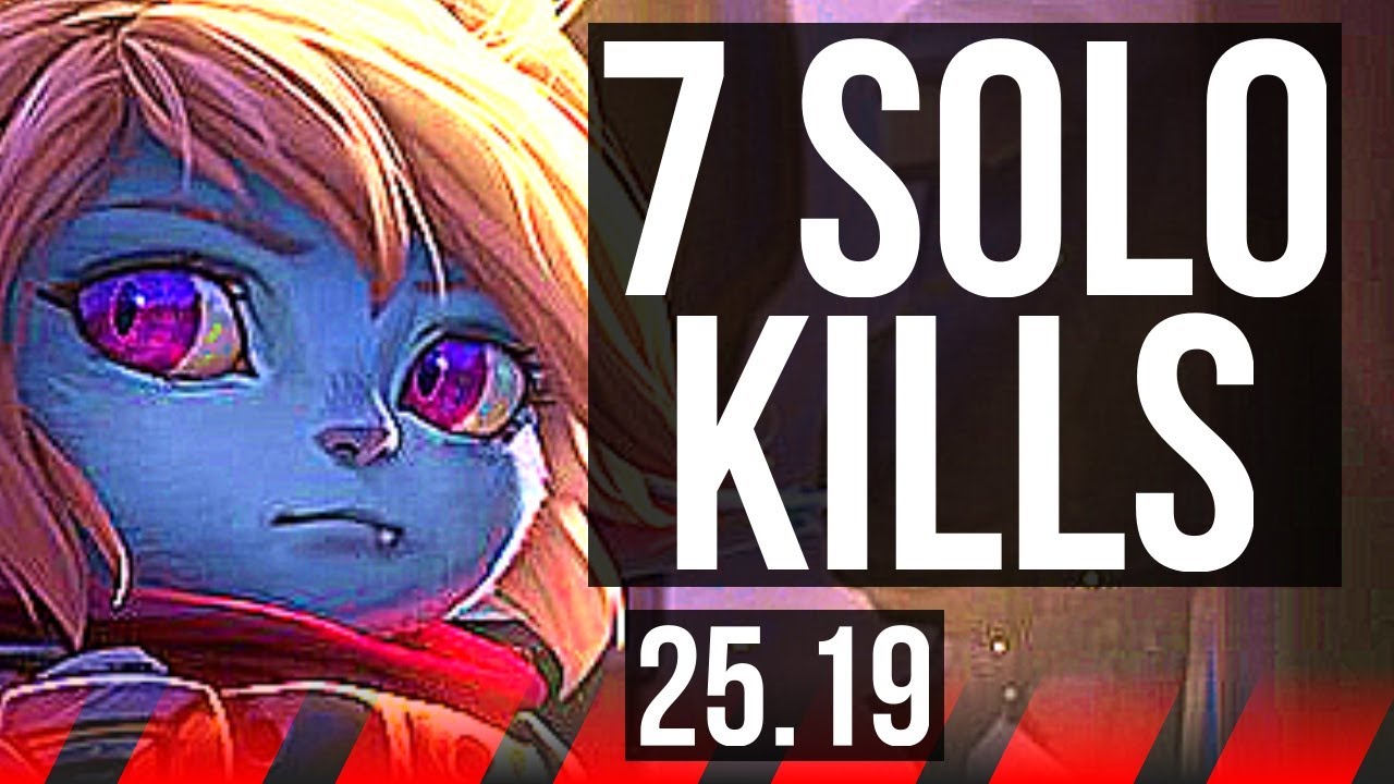 POPPY vs IRELIA (TOP) | 7 solo kills, Dominating | KR Master | 25.19
