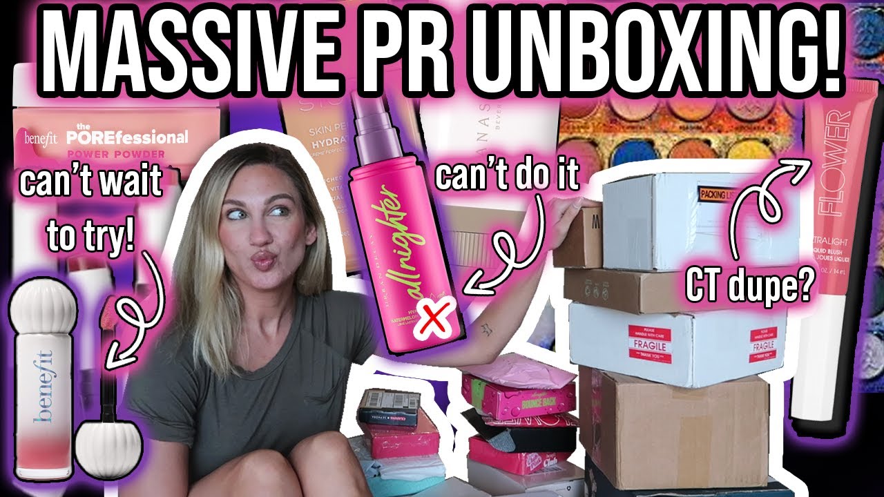 THIS WAS HARD … NEW MAKEUP PR HAUL