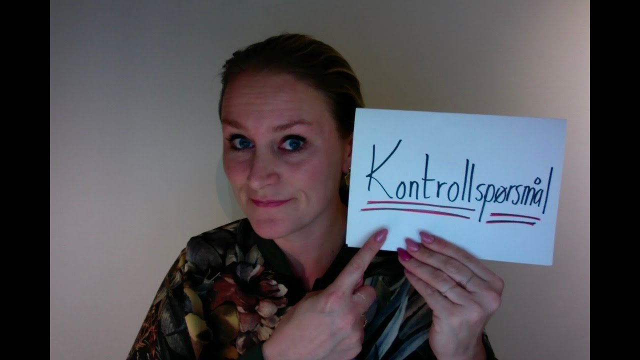 Video 217 Still kontrollspørsmål når du ikke forstår!