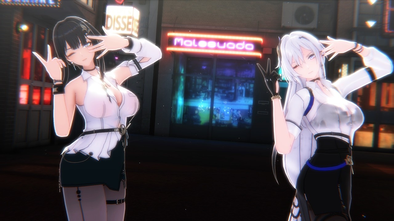 [Aether Gazer MMD] V - 영초&경진