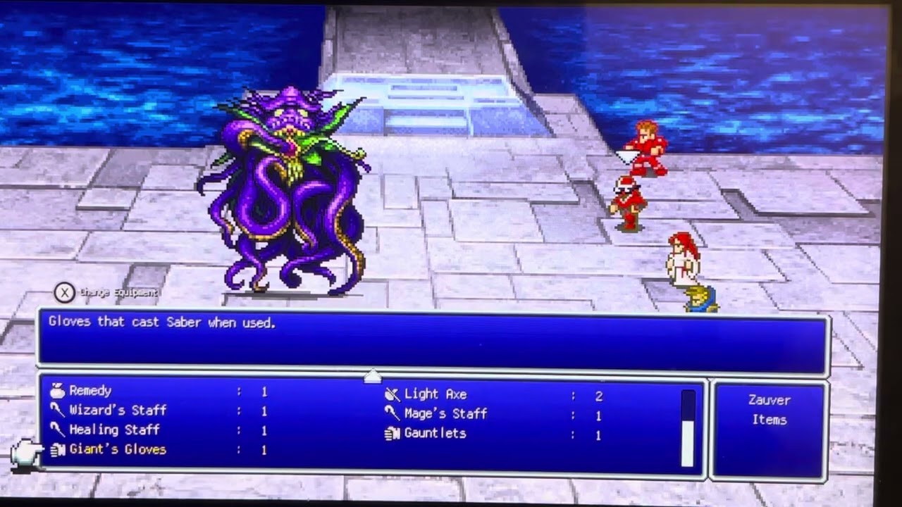 Final Fantasy Pixel Remaster: The Kraken, Fiend of Water