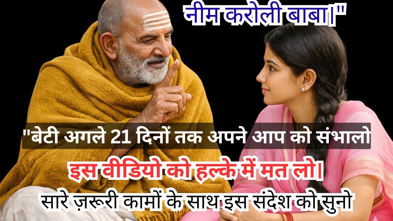 बेटी 21 दिन अपने आप को समझा लो | बाबा नीम करौली का भावुक संदेश | पूरा वीडियो अवश्य देखें