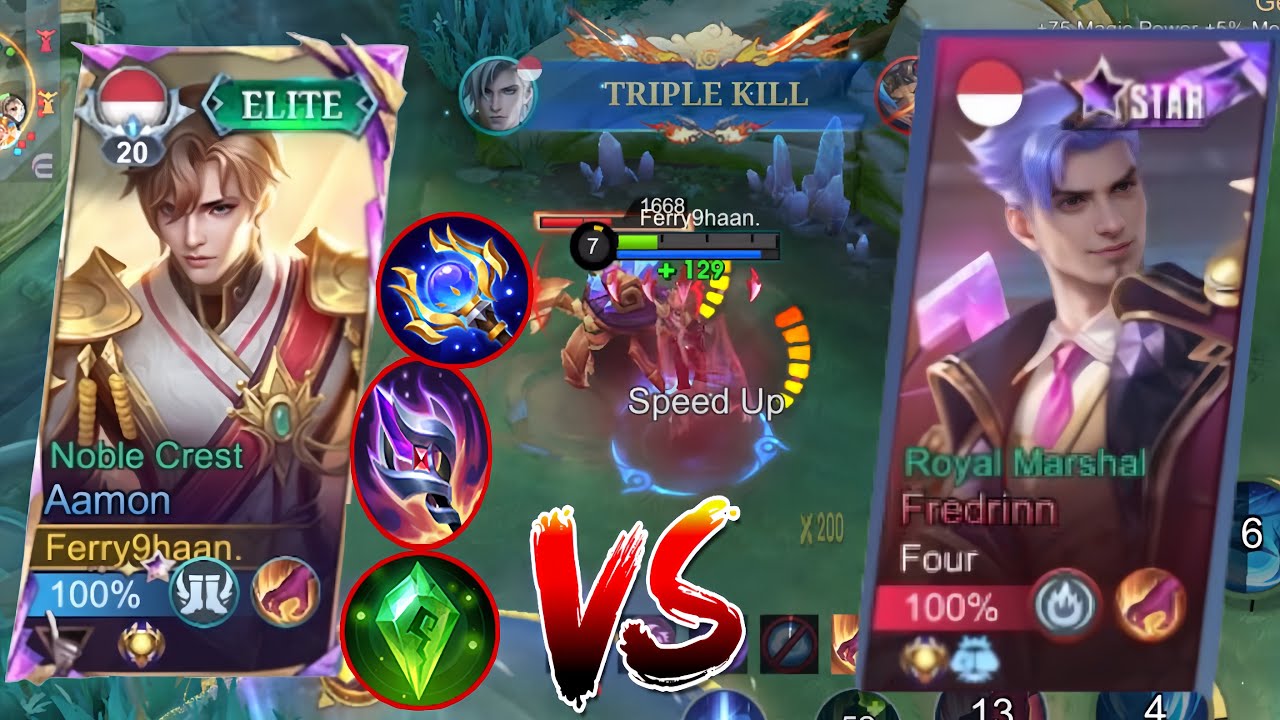 AAMON VS FREDRIN! ITEM GLOWING WAND BUAT TIM LAWAN AUTO MENANGIS! TOP GLOBAL AAMON