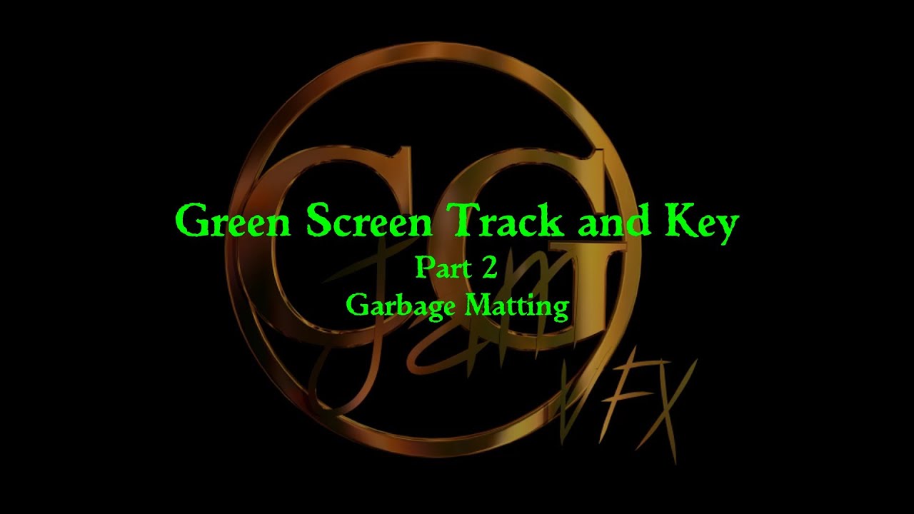 Blender Green screen track and key part 2 Garbage Matting