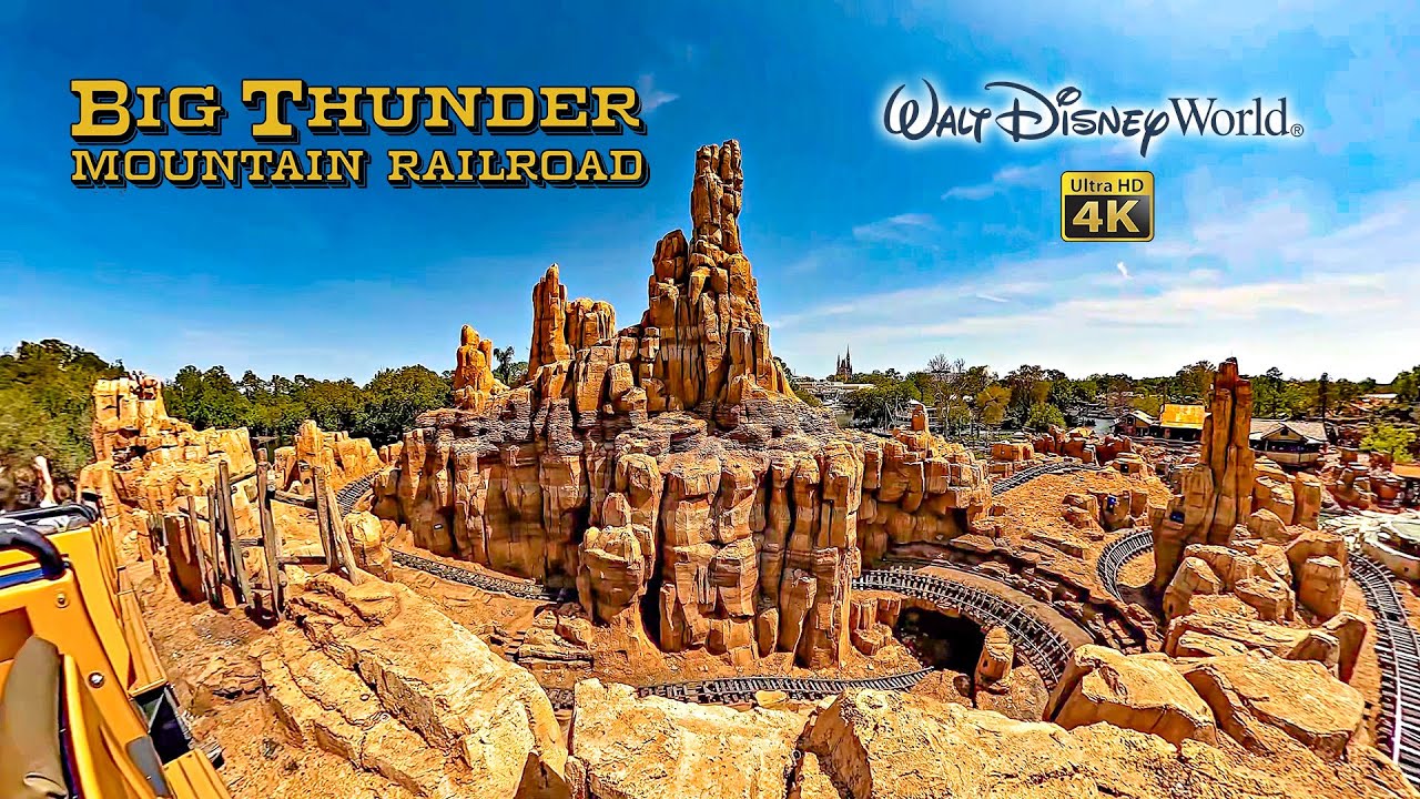 Big Thunder Mountain Railroad Roller Coaster On Ride 4K POV Walt Disney World 2024 03 10