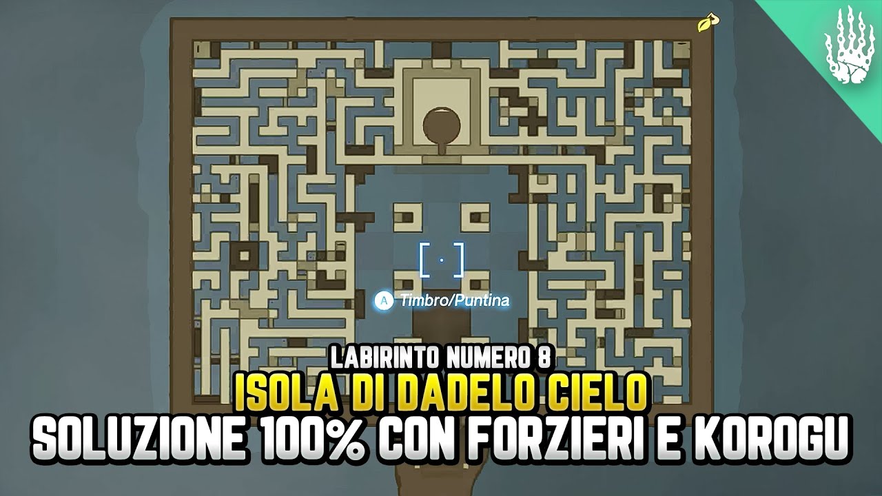 ISOLA DI DADELO SOLUZIONE 100% (labirinto cielo) - Guida Zelda Tears of the Kingdom