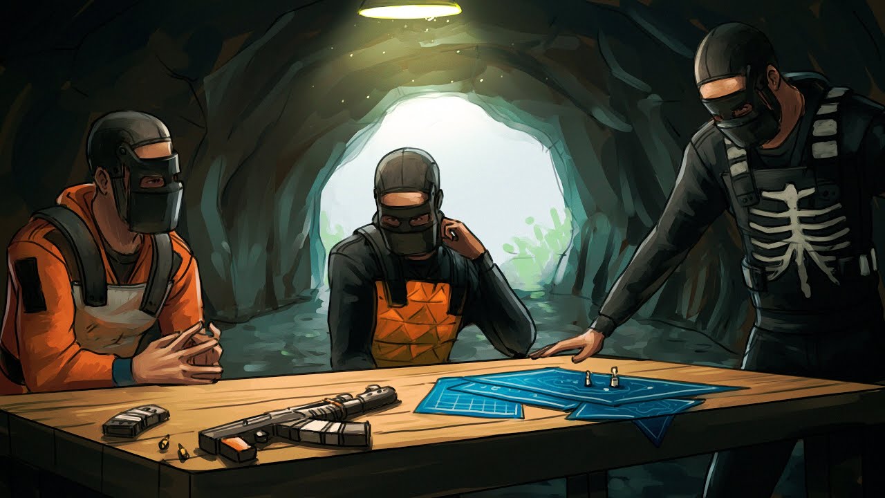 LIVING IN AN OP UNDERGROUND CAVE BASE FOR AN ENTIRE WIPE IN RUST