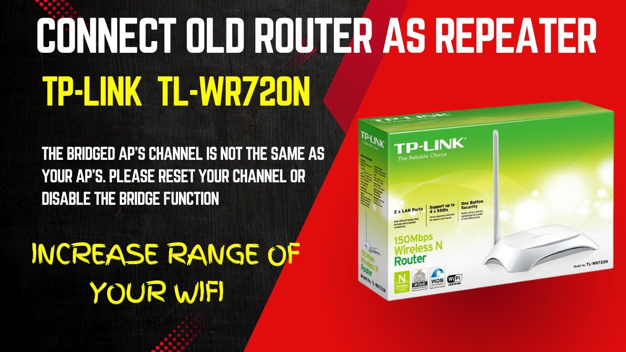 How to use TP link router as a wifi extender | Extend WIFI range with another Router wirelessly