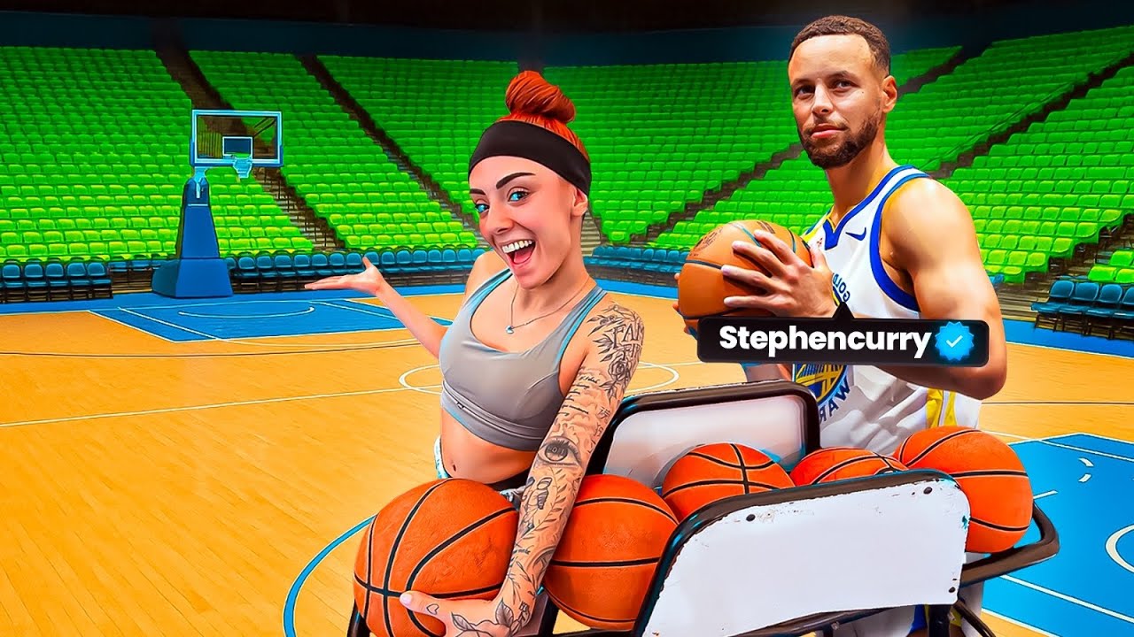 ¿GANO A STEPHEN CURRY?😱 Hago el CONCURSO de TRIPLES de la NBA