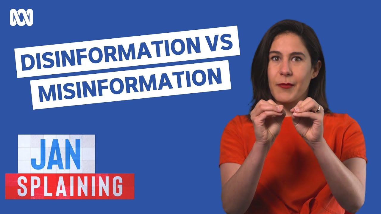 Jan Splaining: What are the types of misinformation and disinformation? | Question Everything