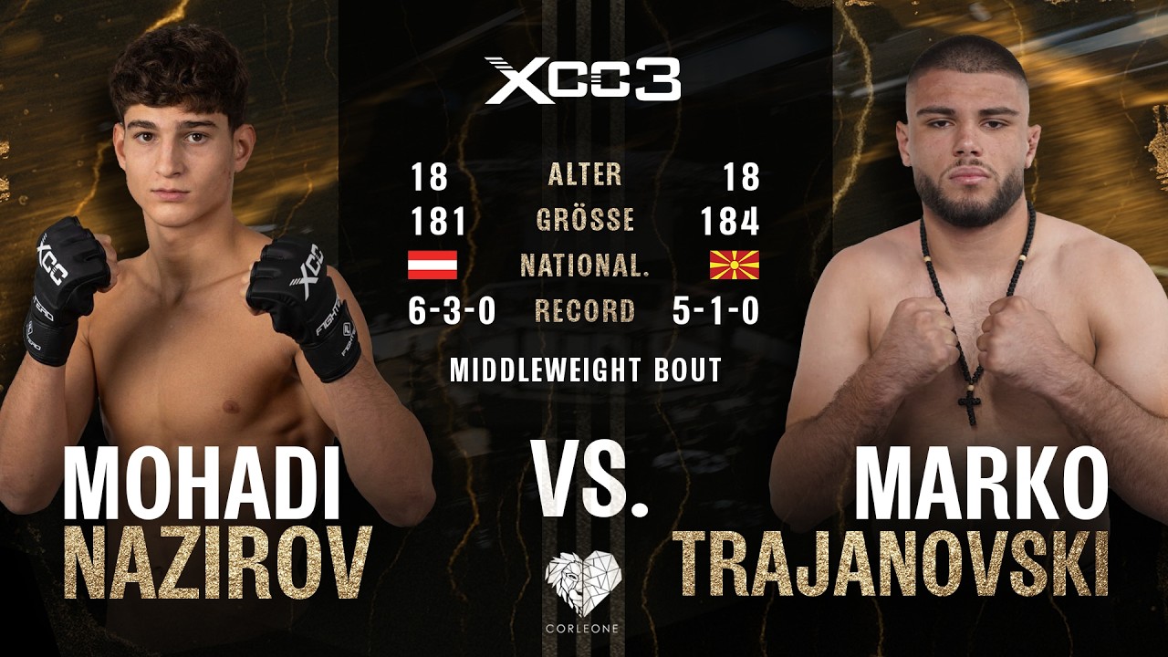 Mohadi Nazirov vs Marko Trajanovski | XCC3 FULL FIGHT