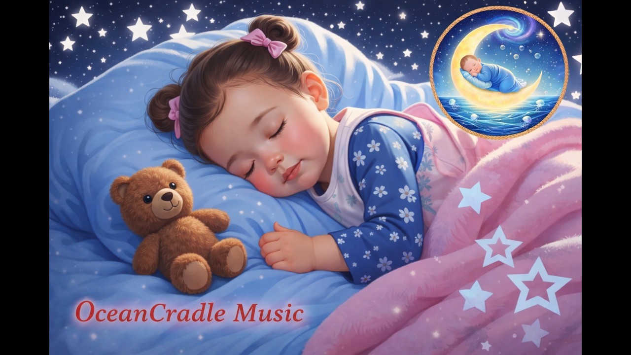 Mozart Brahms Lullaby 🌜 Baby Sleep Music 🎶 A Silent Promise of Rest and Renewal